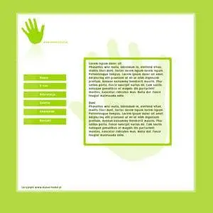 Simple Website Template - Light Green