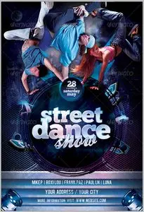 GraphicRiver Street Dance Show Flyer Template