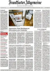 Frankfurter Allgemeine Zeitung vom Montag, 12. Mai 2014