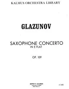 Saxophone Alto Concerto and Strings in E b - Op. 109