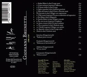 Ensemble Turicum - Giovanni Gualberto Brunetti: Stabat Mater (2005)