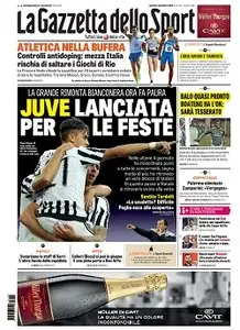 La Gazzetta dello Sport comprese tutte le edizioni locali (Roma, Milano, Sicilia, Puglia) - 03.12.2015