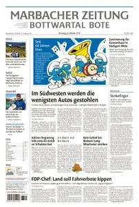 Marbacher Zeitung - 23. Oktober 2018