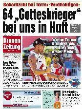 Kronen Zeitung Niederösterreich - 06. August 2017