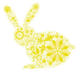 Vector rabbit pattern