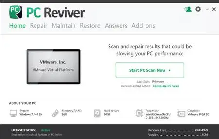 ReviverSoft PC Reviver 4.0.3.4 Multilingual Portable