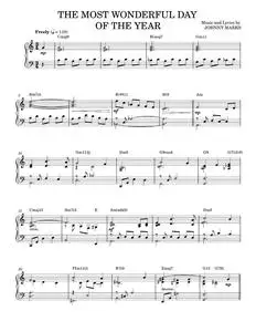 The Most Wonderful Day Of The Year - Johnny Marks (Piano Solo)