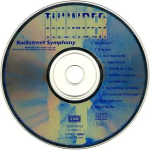 Thunder - Backstreet Symphony + Live (1990) [Japan Special Ed. 1991] 2CD