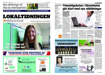 Lokaltidningen Hässleholm – 25 januari 2020