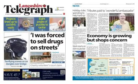 Lancashire Telegraph (Blackburn, Darwen, Hyndburn, Ribble Valley) – January 16, 2023