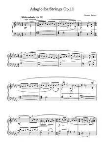 Adagio For Strings Op. 11 - Samuel Barber (Piano Solo)