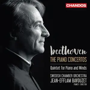 Jean-Efflam Bavouzet & Swedish Chamber Orchestra - Beethoven: Piano Concertos (2020) [Official Digital Download 24/96]
