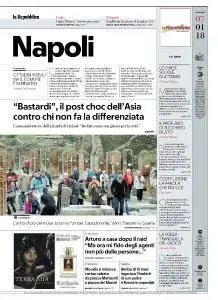 la Repubblica Napoli - 7 Gennaio 2018