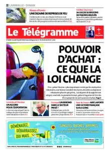 Le Télégramme Dinan - Dinard - Saint-Malo – 23 juillet 2022