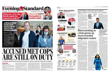 London Evening Standard – November 02, 2022