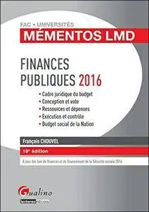 Mémentos LMD - Finances publiques 2016