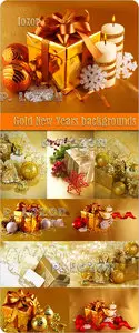 Gold New Years backgrounds