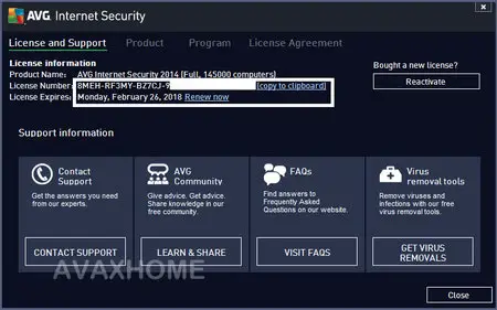 AVG Internet Security 2014 14.0 Build 4716a7755