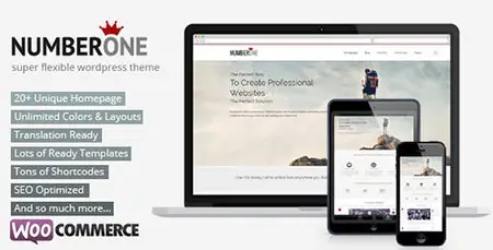 ThemeForest - NumberOne v1.2.4 - Premium Multi-Purpose + Onepage Theme 