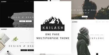 ThemeForest - Kailash - Minimal Versatile Multi-Concept One page Theme (Update: 17 September 16) - 17156478