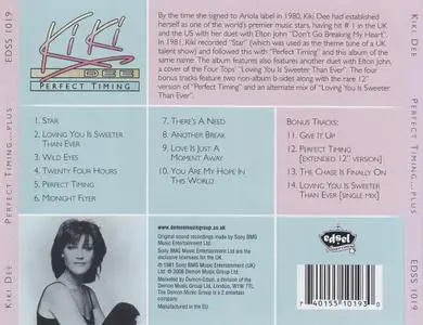 Kiki Dee - Perfect Timing...Plus (1981) [2008, Remastered with Bonus Tracks]