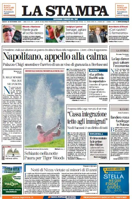 La Stampa (28-11-09)