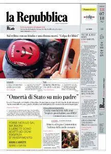 la Repubblica - 18 Luglio 2018