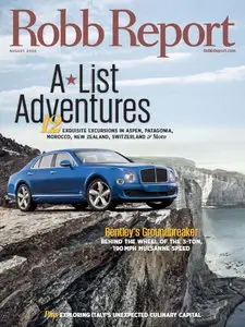 Robb Report USA Magazine August 2015