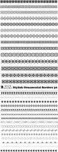 Vectors - Stylish Ornamental Borders 30
