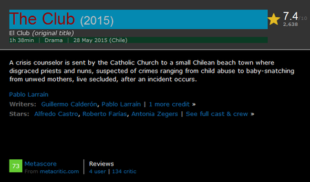 El Club / The Club (2015)