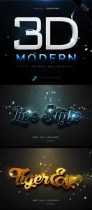 Graphicriver - Modern 3D Text Effects GO.8