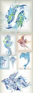 Sea Animals Vector