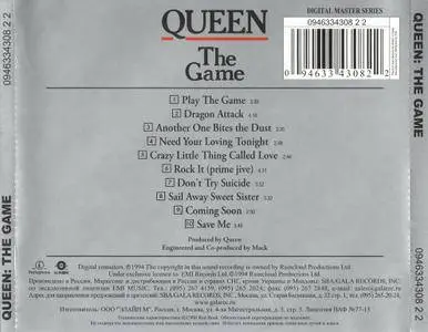 Queen - The Game (1980) {1994, Reissue} Re-Up