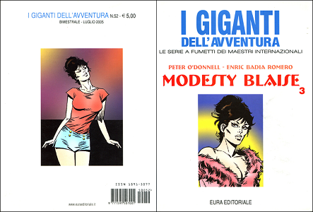 I Giganti Dell'Avventura - Volume 52 - Modesty Blaise 3