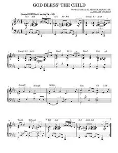 God Bless' The Child [Jazz version] (arr. Brent Edstrom) - Arthur Herzog Jr. (Piano Solo)