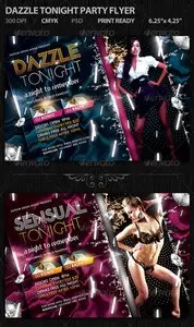 GraphicRiver Dazzle Tonight Party Flyer