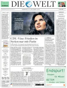 Die Welt am 31 Oktober 2015