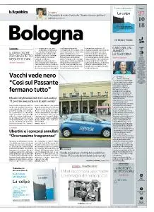 la Repubblica Bologna - 27 Ottobre 2018