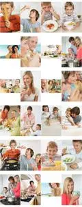 Veer Fancy Eating Together TSG UHQ Stock Photo