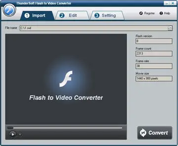 ThunderSoft Flash to Video Converter 1.3.1.0