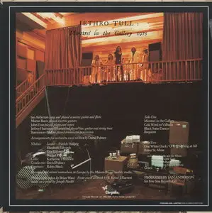 Jethro Tull - Minstrel In The Gallery (1975) {Japan Mini LP Edition 2003}