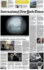 International New York Times - Saturday-Sunday, 29-30 November 2014