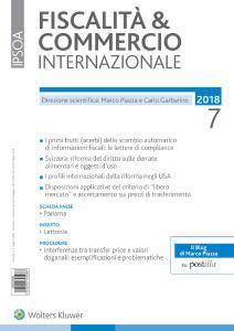 Fiscalità & Commercio Internazionale - Luglio 2018