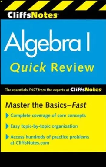 CliffsNotes Algebra I Quick Review (2nd edition)