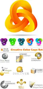 Vectors - Creative Color Logo Set