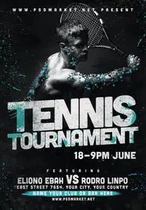 Tennis Flyer - PSD Template