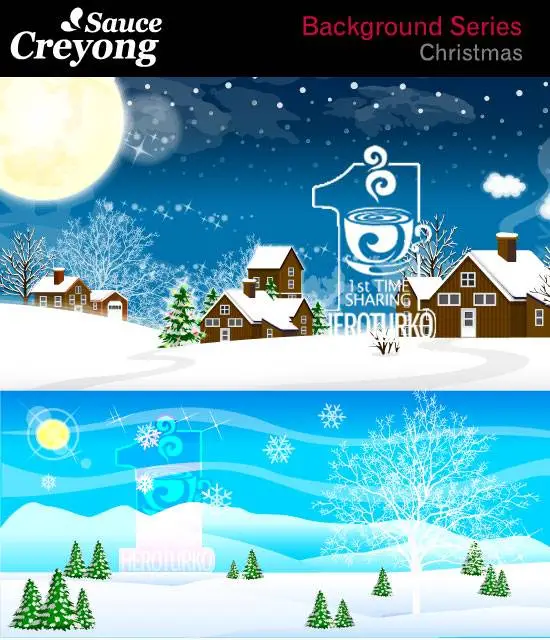 CreYong Vector Backgrounds - Christmas