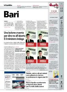 la Repubblica Bari - 15 Dicembre 2018