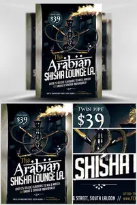 Arabian Shisha Flyer Template