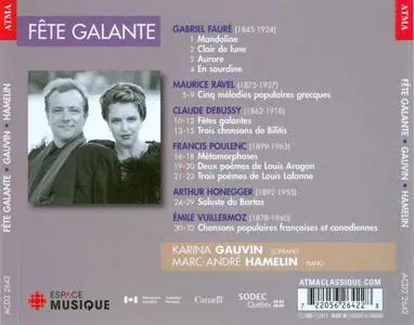 Karina Gauvin, Marc-Andre Hamelin - Fete Galante (2011)